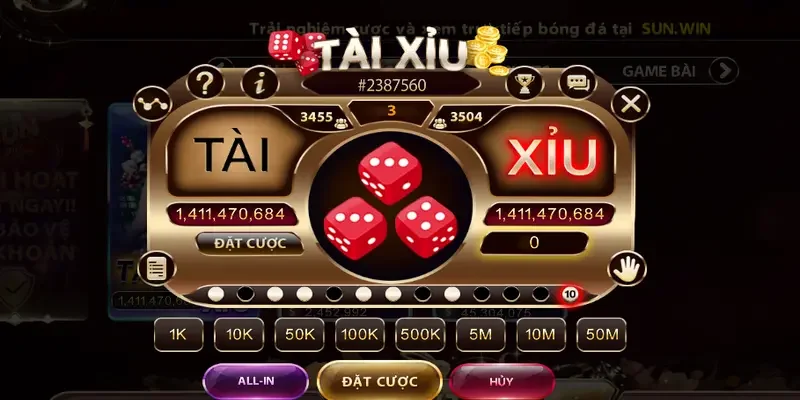 tài xỉu mini